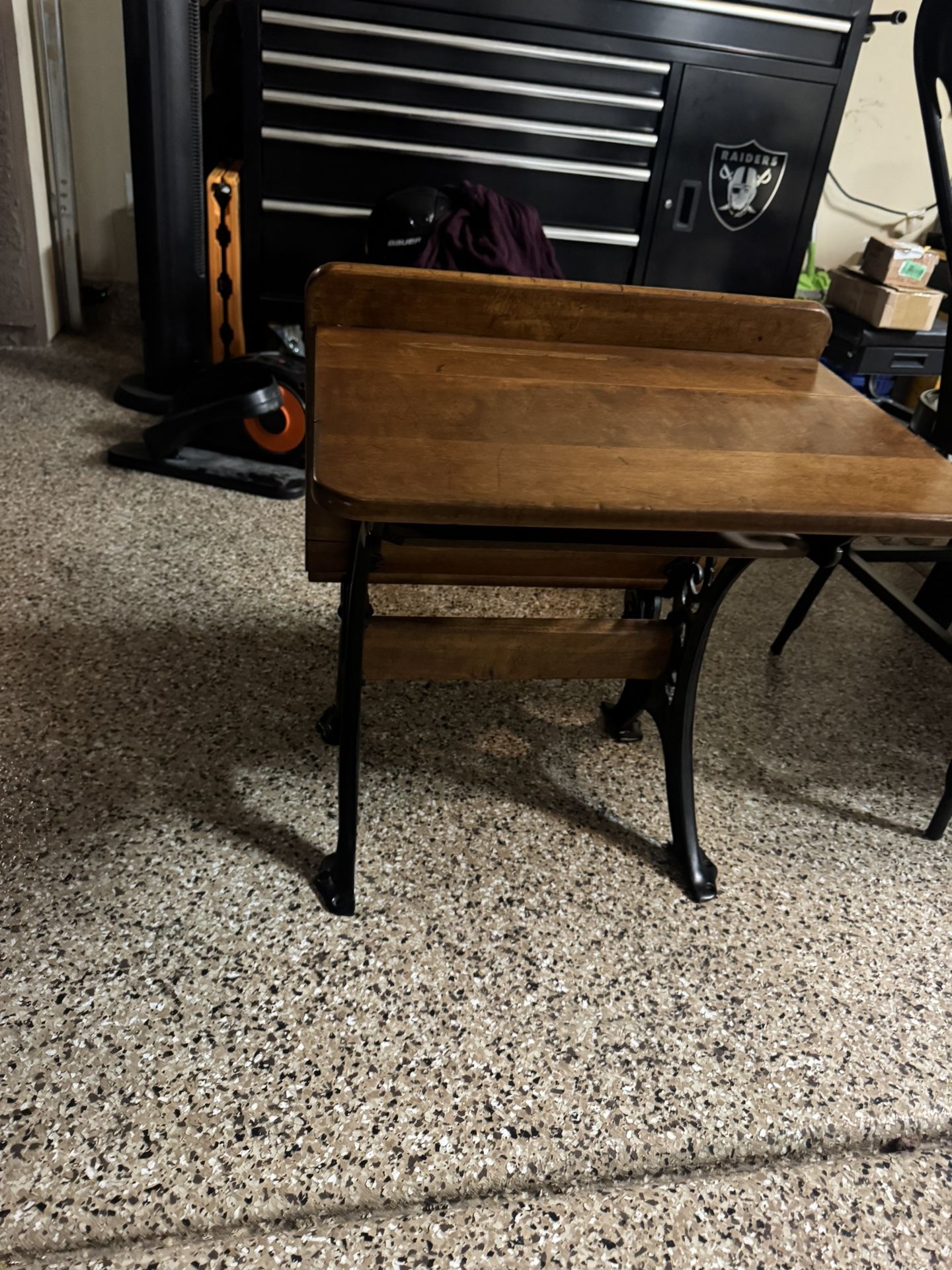 Antique school desk