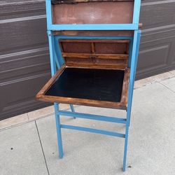 Antique 1930’s Blackboard Easel