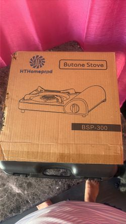 Pink portable stove