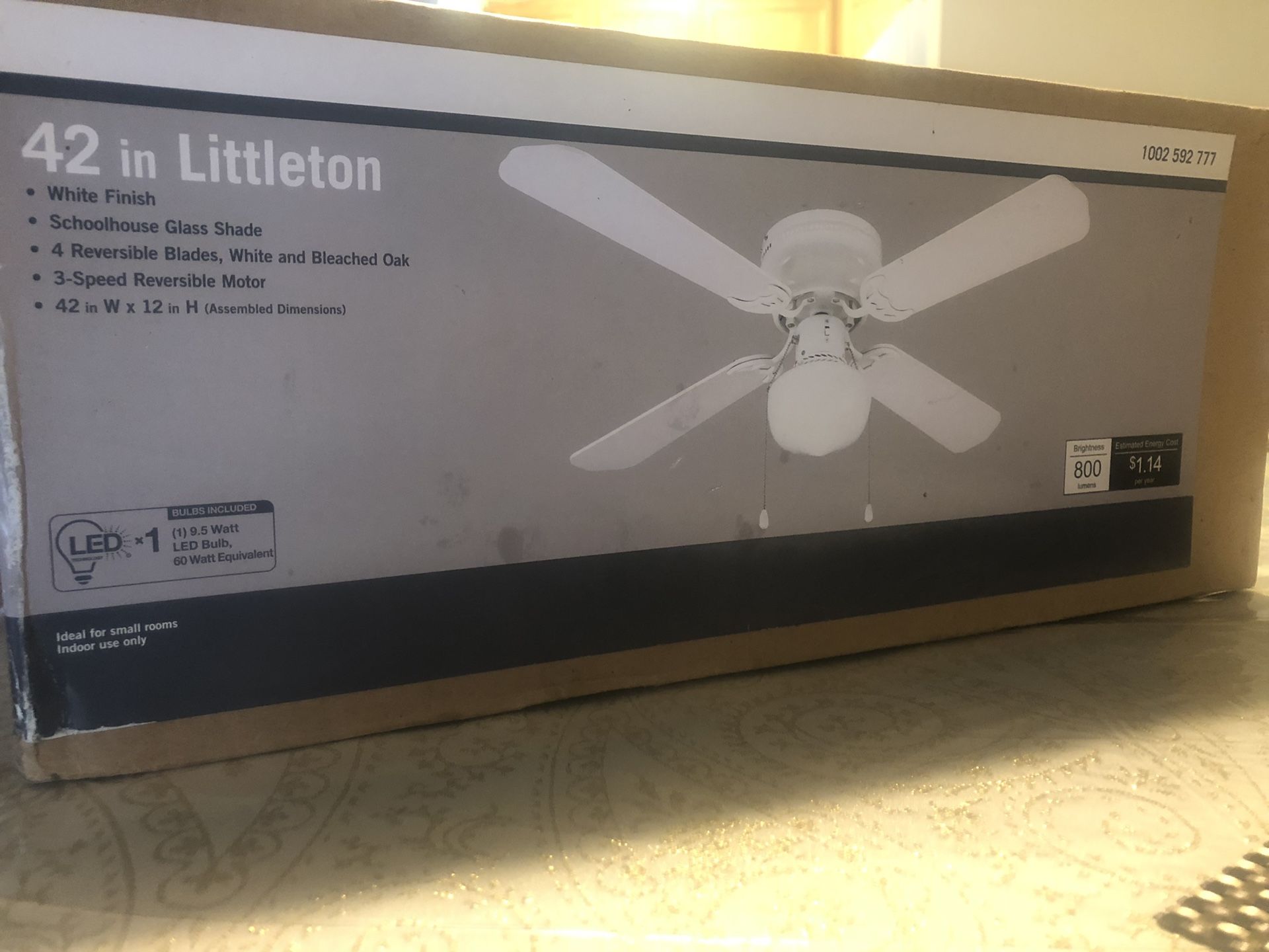 42” In Littleton Ceiling fan