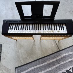 Black Electric Yamaha Piano