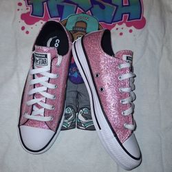 Converse All Star Low "Glitter Pink"