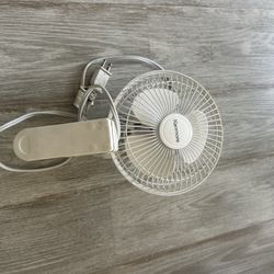 Mini White Fan 