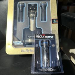 Babyliss Gold Trimmer Snap Fx Limited Edition With Free Extra Battery 