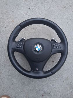 Bmw m tech steering wheel and Airbag  m performance e90 e92 e93 m3 x1