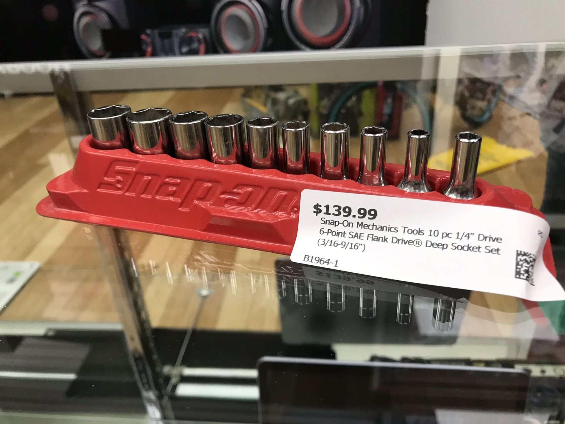 Snap On 1/4” Deep Sockets 10pc Set