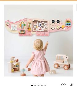 POTHEOMATO new Montessori crocodile activity board