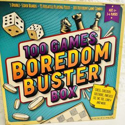 100 Games Boredom Buster Box with box
