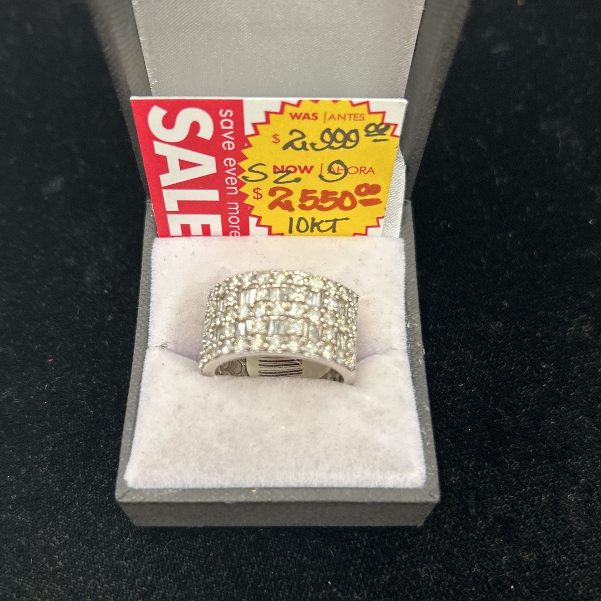 Cluster Diamond Ring 10k