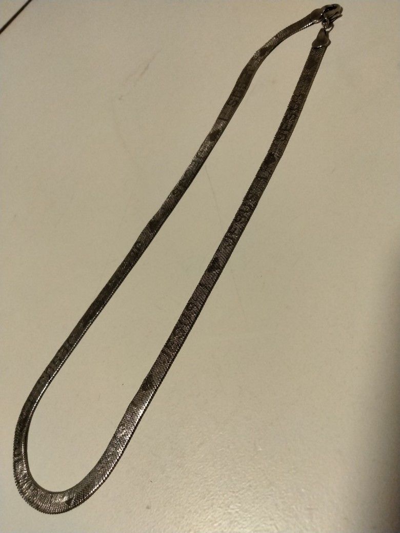 I Love Jesus Silver Necklace 18"