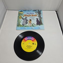 Walt Disney's Jungle Book Vintage Read Along Book & Record(HC)