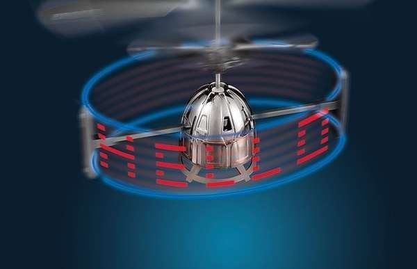 Skywriter UFO Scrolling Message Remote Control Helicopter
