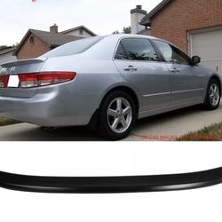 Fits 03-05 Honda Accord 4-Door OE Style Flush Mount Rear Trunk Spoiler Wing ABS