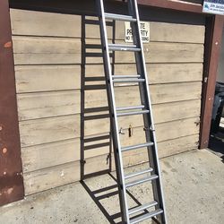16 ft. Aluminum Extension Ladder with 200 lbs. Load Capacity (Type III Duty Rating)