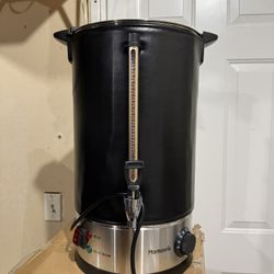 50-Cup Commercial Coffee Urn Stainless Steel Double Insulated Coffee Maker