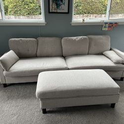Brad New In Box Couch With Ottomans
