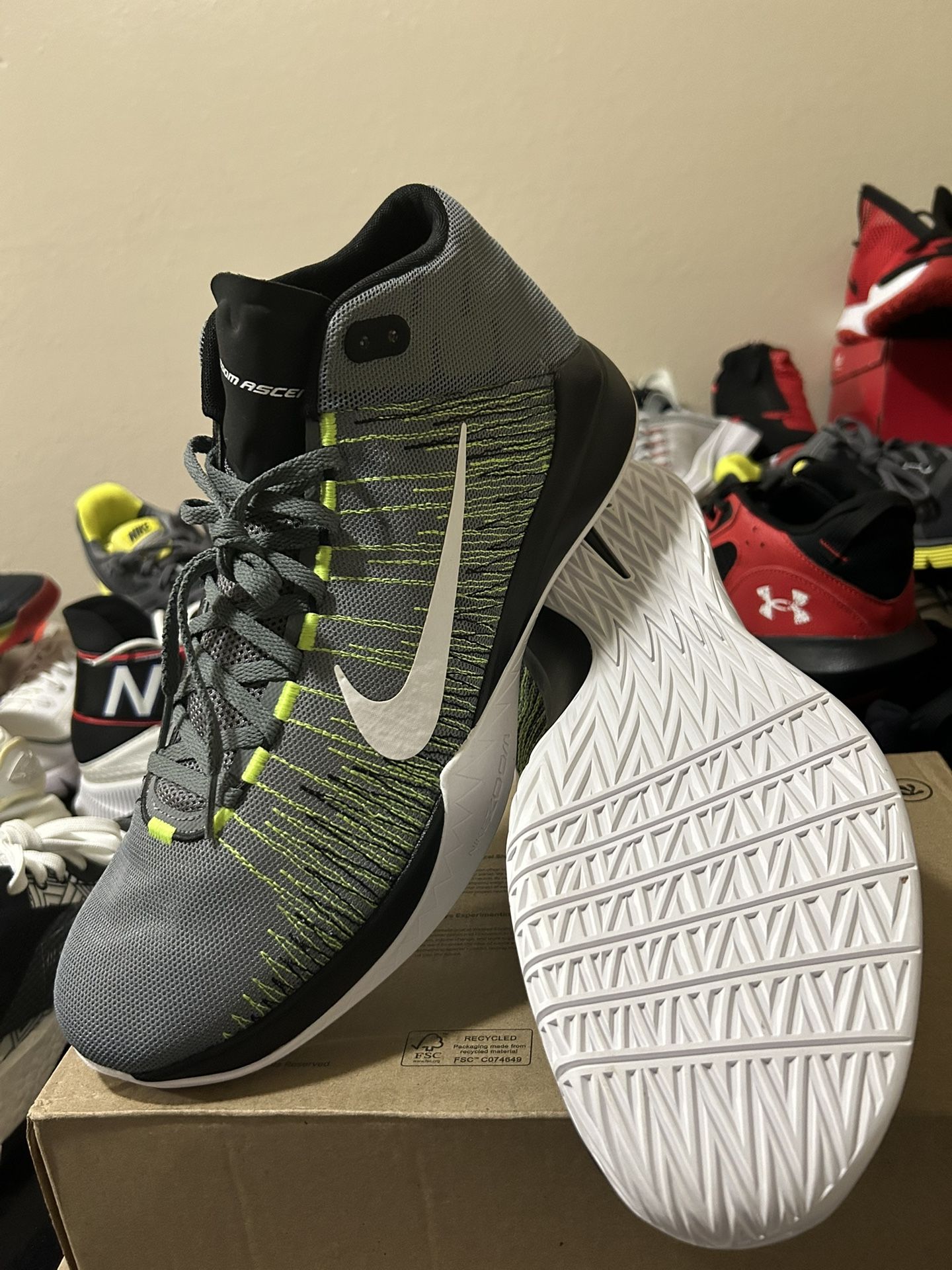 Nike Zoom Ascention Men’s Basketball Shoes Sz 14 Brand New/No Box