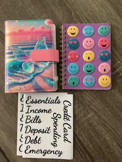 Ocean Blue Butterfly budget binder