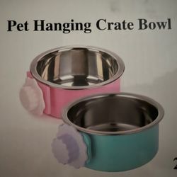 Pet Hanging Crate Bowl