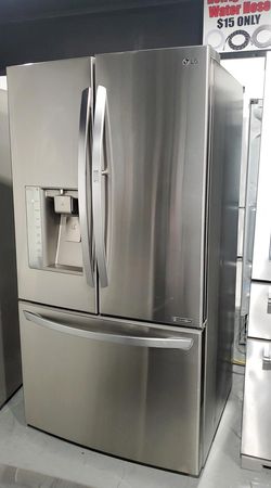 LG 3-Door Stainless Steel Refrigerator
