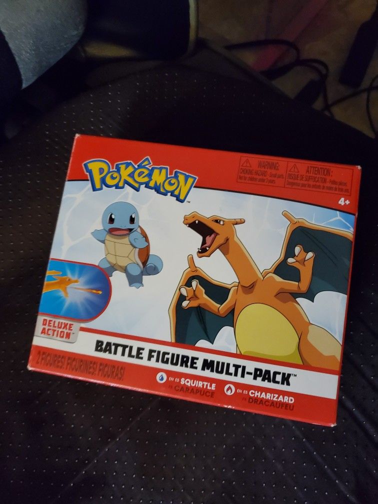 Pokémon Battle Figure Multi-Pack – Squirtle & Charizard