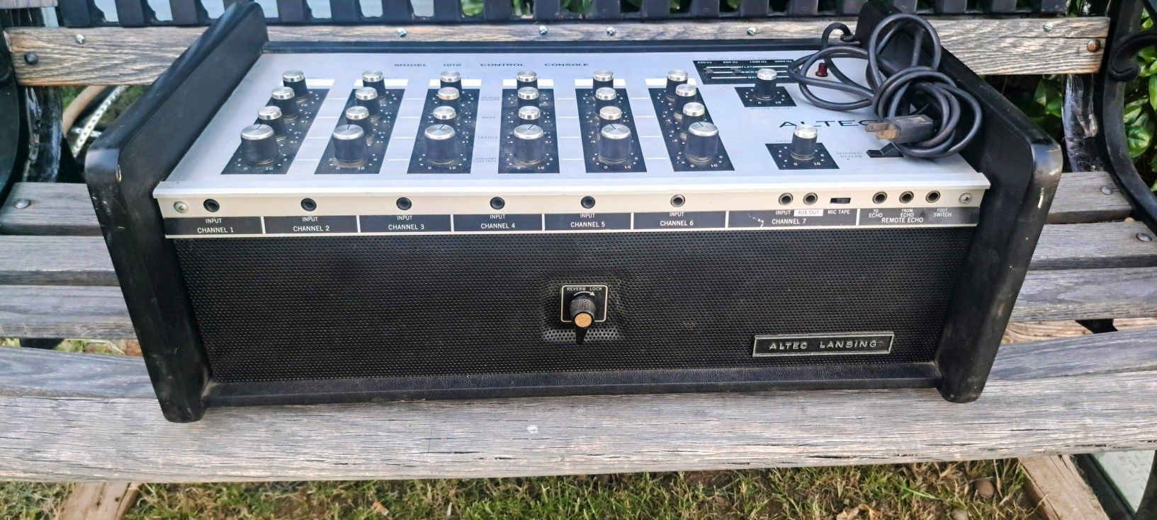 Altec Lansing Model 1212 Control Console Mixer Amplifier Vintage 1970's