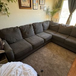 Ashley Furniture Charcocal 3pc Sectional Sofa