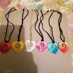 Heart shaped pendant necklace