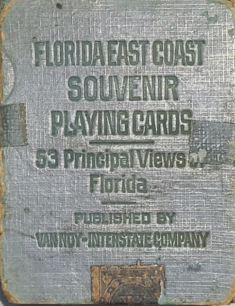 Antique Old Florida Playing Cards