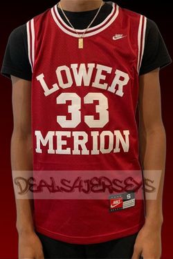Kobe Bryant LOWER MERION Red Jersey