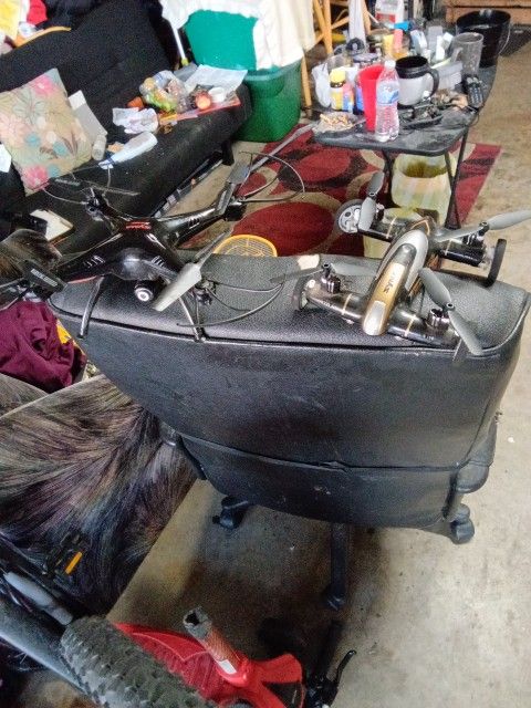 2 drones One With Camera Other Without Selling As No Control Or Charger