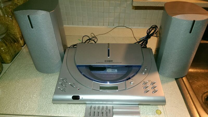 Coby CX-CD395 Micro CD Player Stereo System with AM/FM Tuner