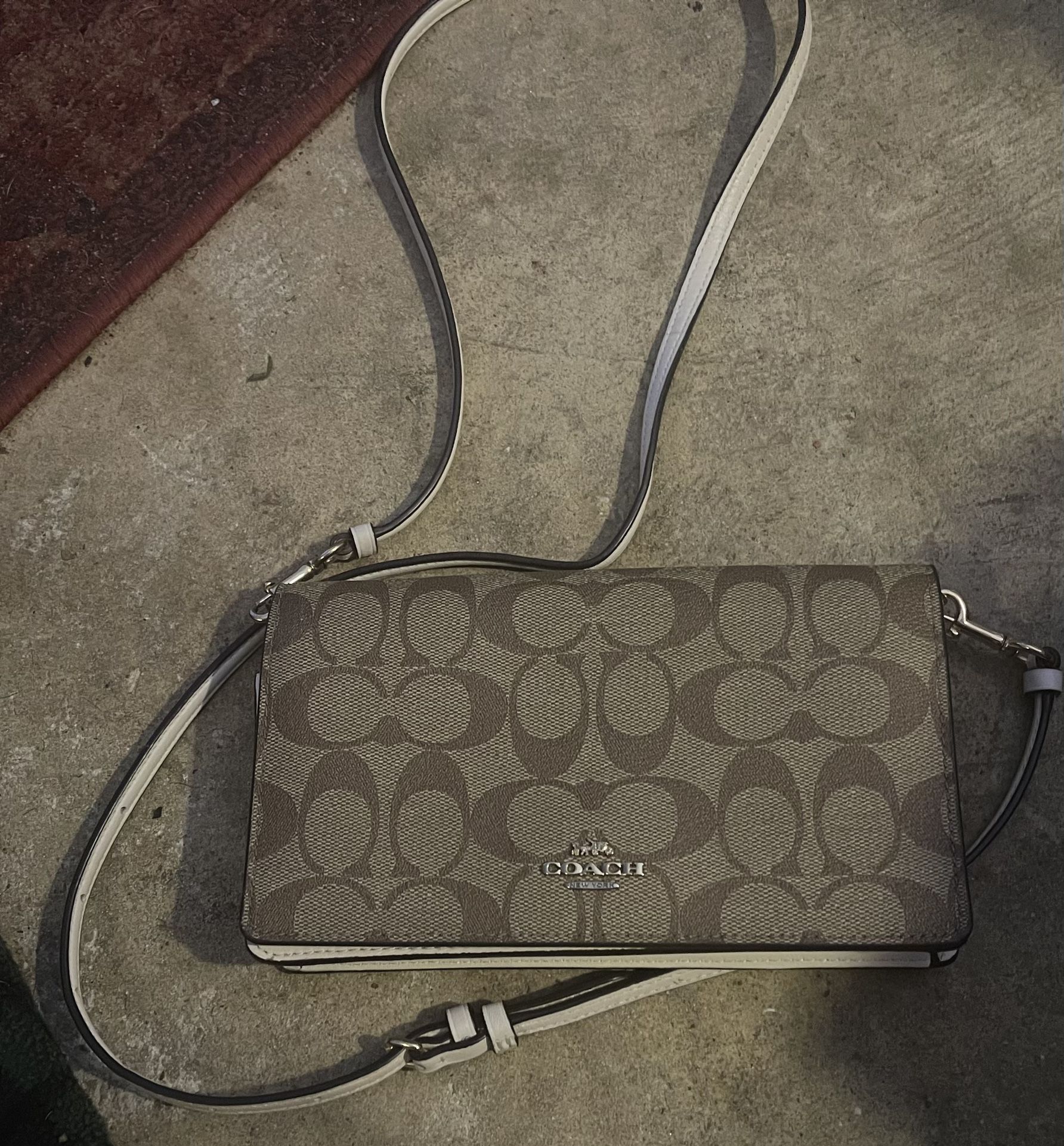 Coach fold over Crossbody