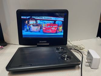 SYLVANIA SDVD9321-C 9” portable DVD with swivel screen SD card/USB Port