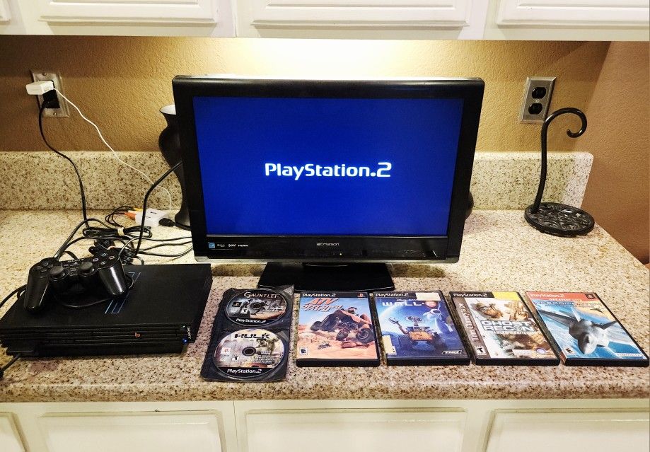 Original "Fat" Playstation 2 / Ps2 Set with Games for $$ (Read description Plz)