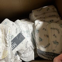 Millie Moon Size 1 And Some Newborn Pampers