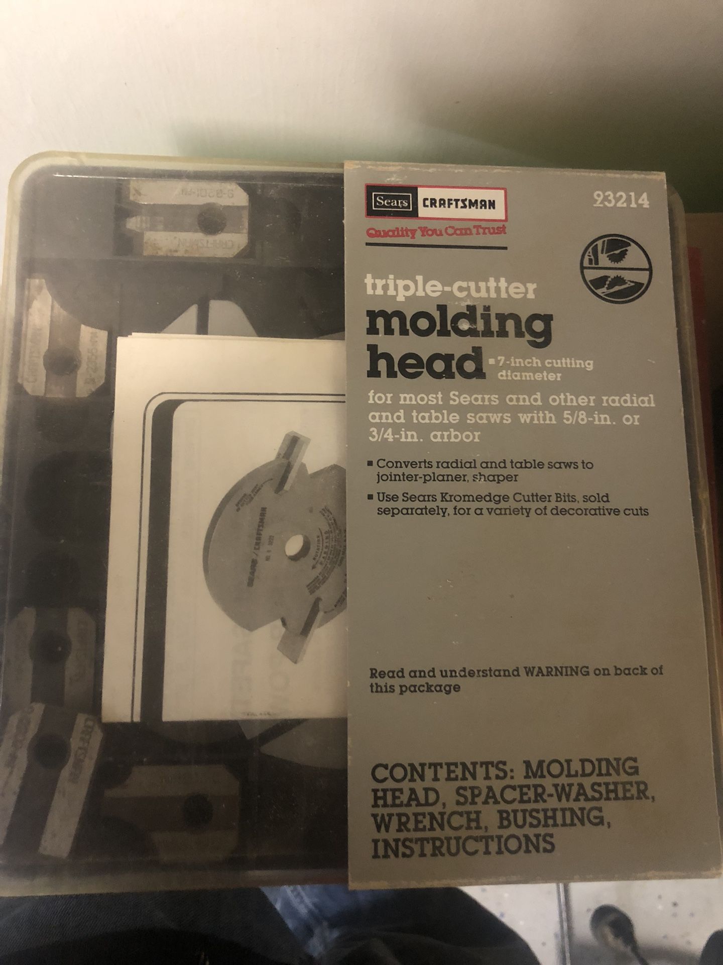 Triple Cutting Molding Heads