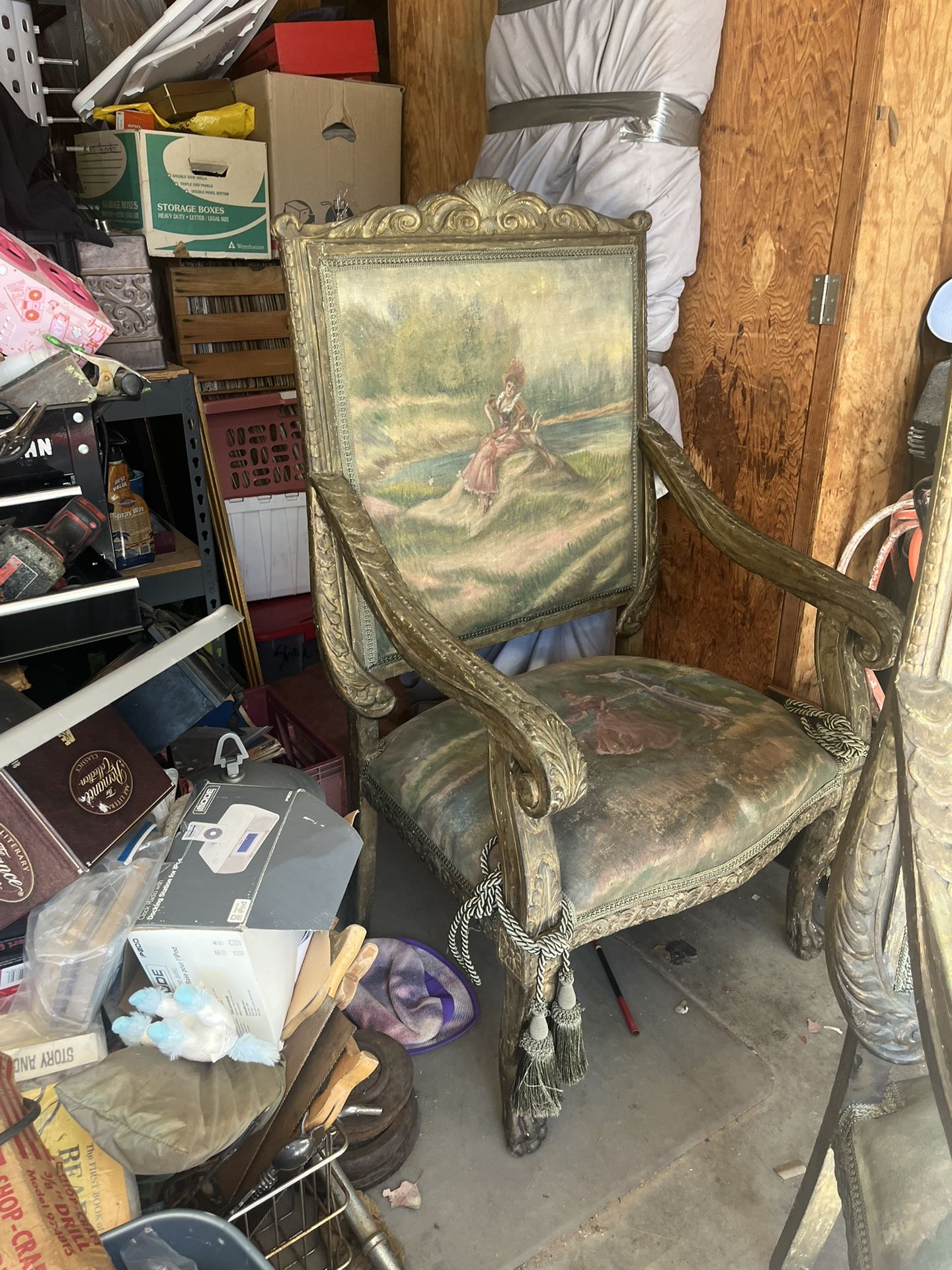 Antique Pair 18th Century Arm Chairs