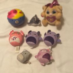Plushies And Unicorn Squishy