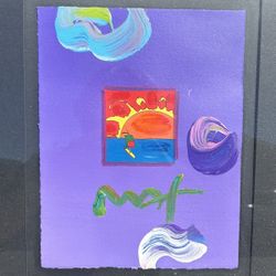 Peter Max - “Sunset sail”