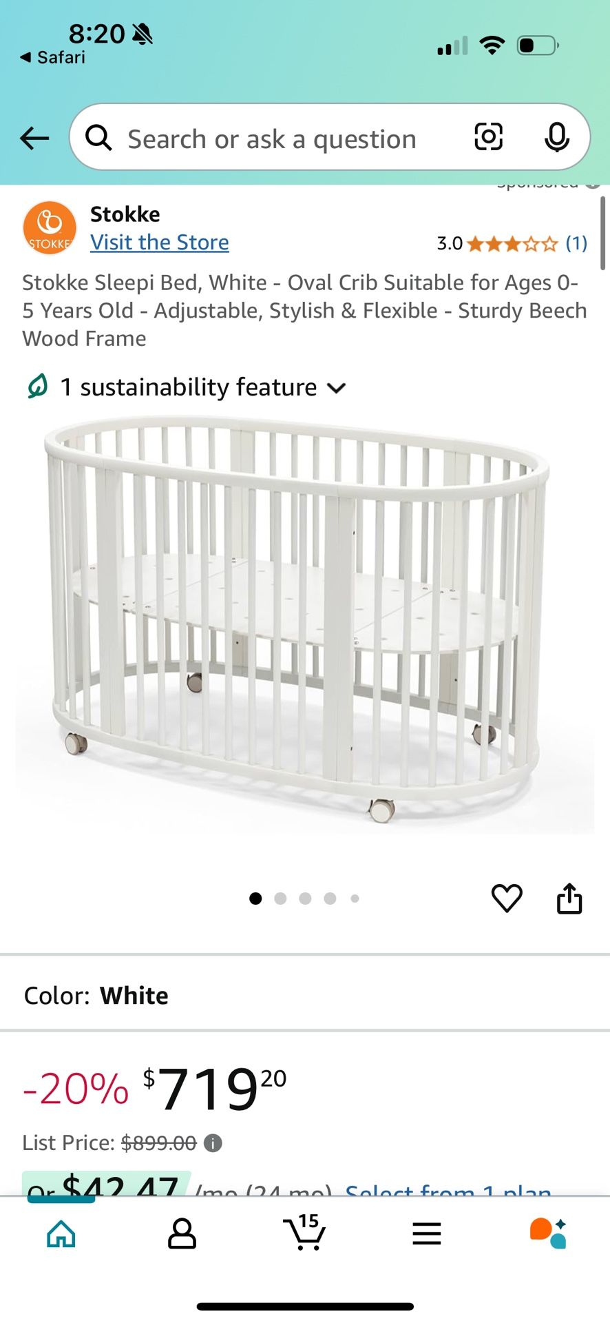 Stokke Crib for Sale