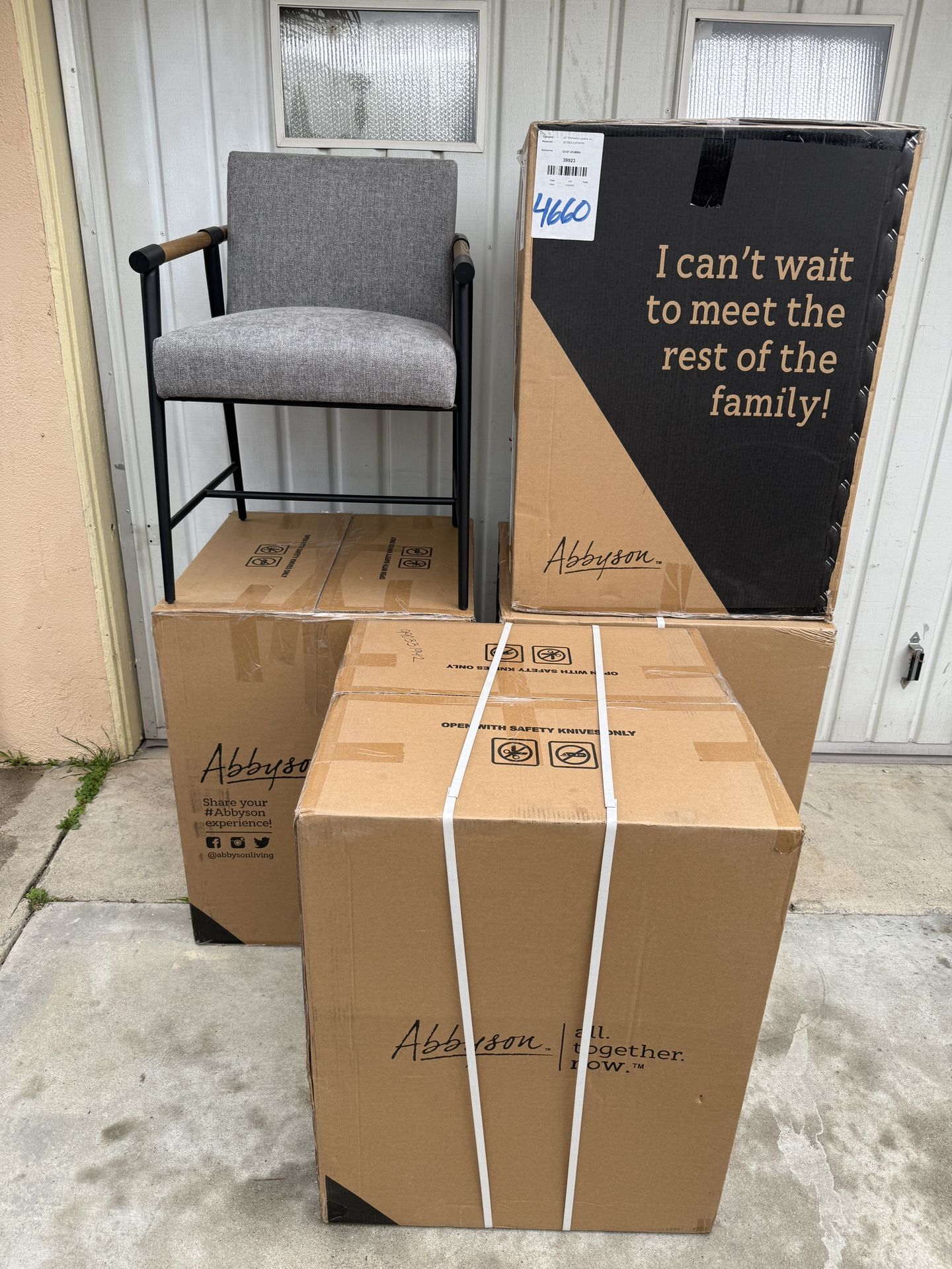 Abbyson Home Parker High End Dining Chairs