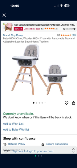 baby high chair