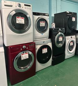 WIDE SELECTION OF FRONT LOAD ELECTRIC DRYERS- GREAT SHAPE