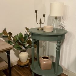 Green End Table 