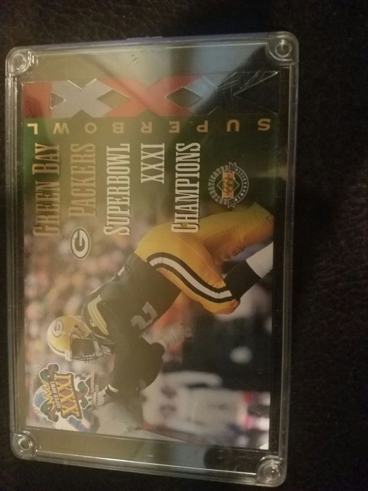 Green Bay Packers Super Bowl card