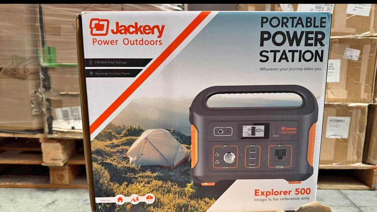 Jackery Portable Power Station Explorer 500, 518Wh Outdoor Battery