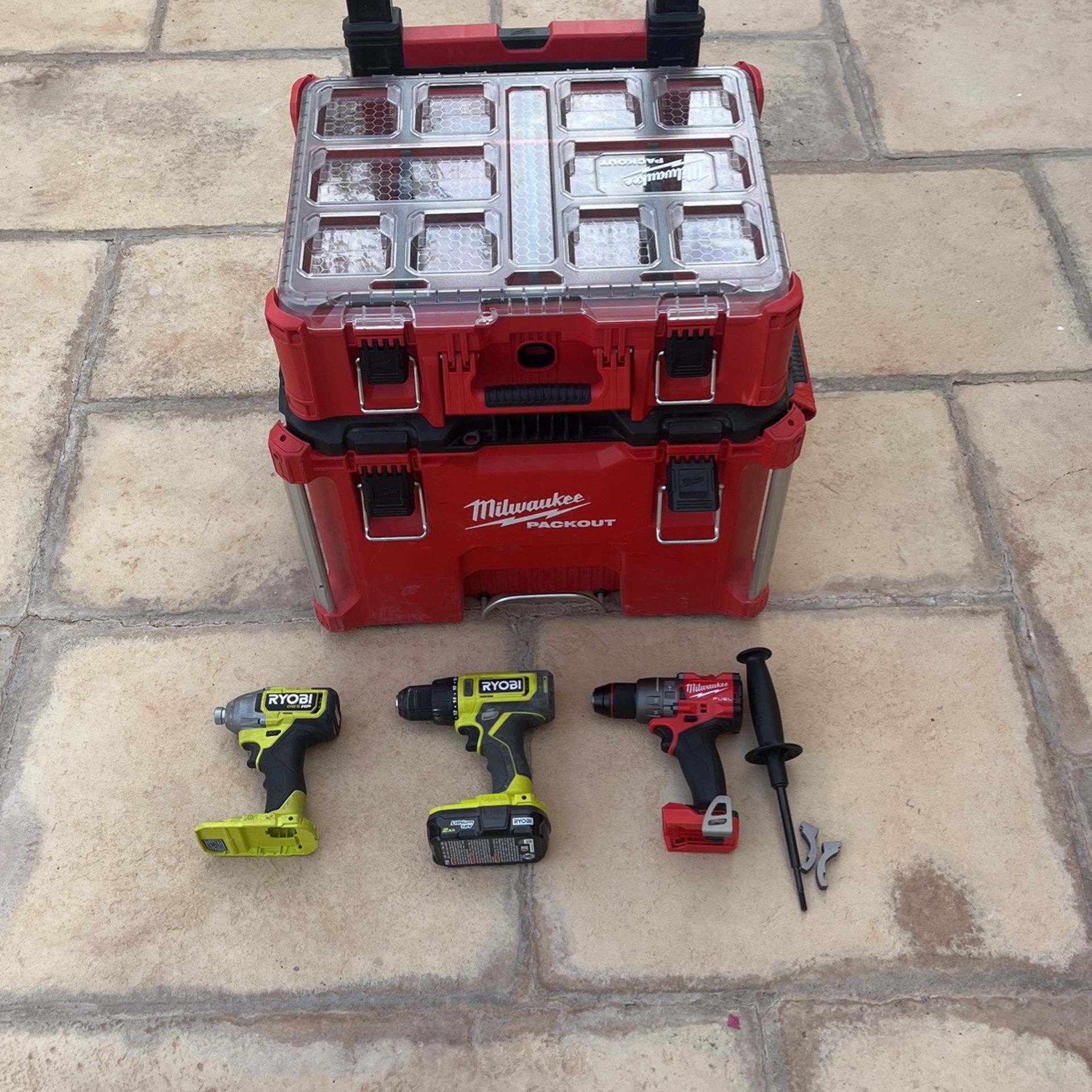 Milwaukee Packout And Power tools 