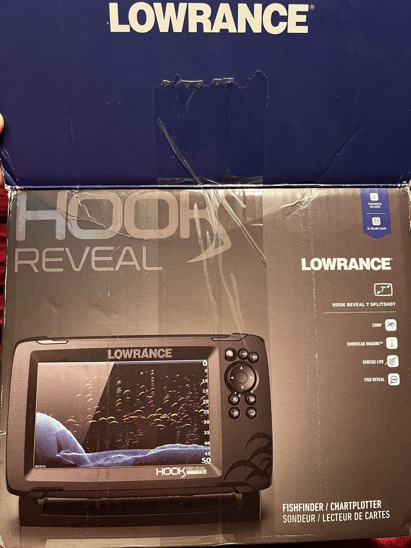 Lowrance Hook Reveal 7 Splitshot