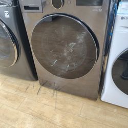 $1599(MSRP$3299, Save $700) LG SMART Electric Front Load All-In-One With Digital Dial And  Built-in AI